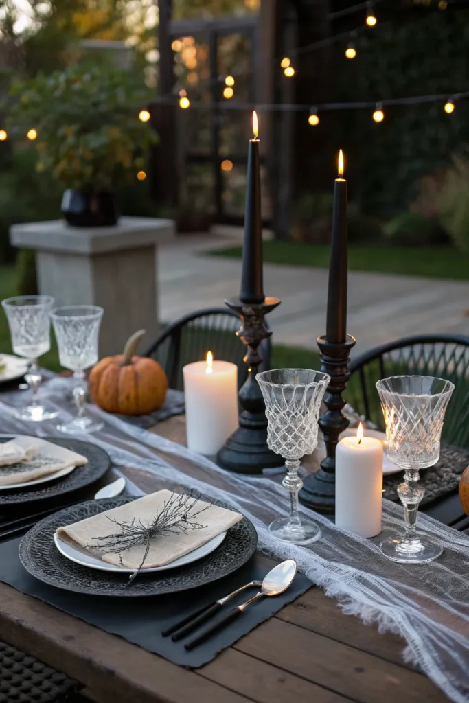 18 an elegant spooky halloween tablescape outdoo