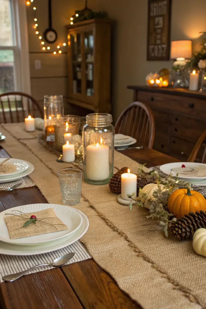 2 rustic farmhouse thanksgiving table setting wi
