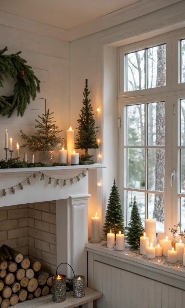 20 simple cottage christmas accents with mini tr