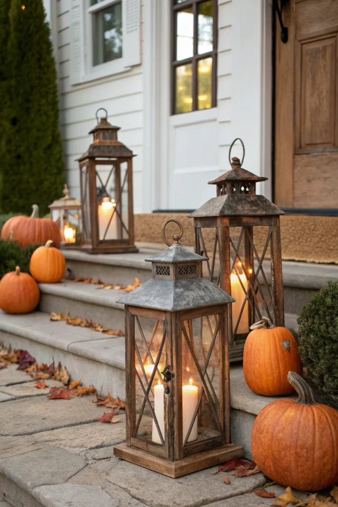 21 antique lanterns with led candles rustic antiq