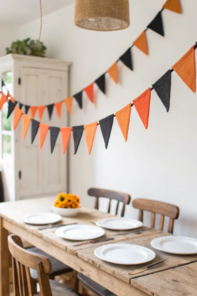 21 felt bunting prompt simple and cheerful dini
