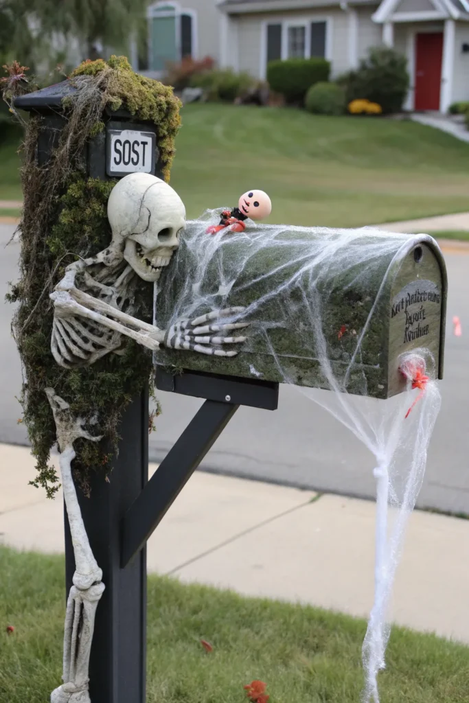 21 haunted mailbox prompt detailed halloween pr