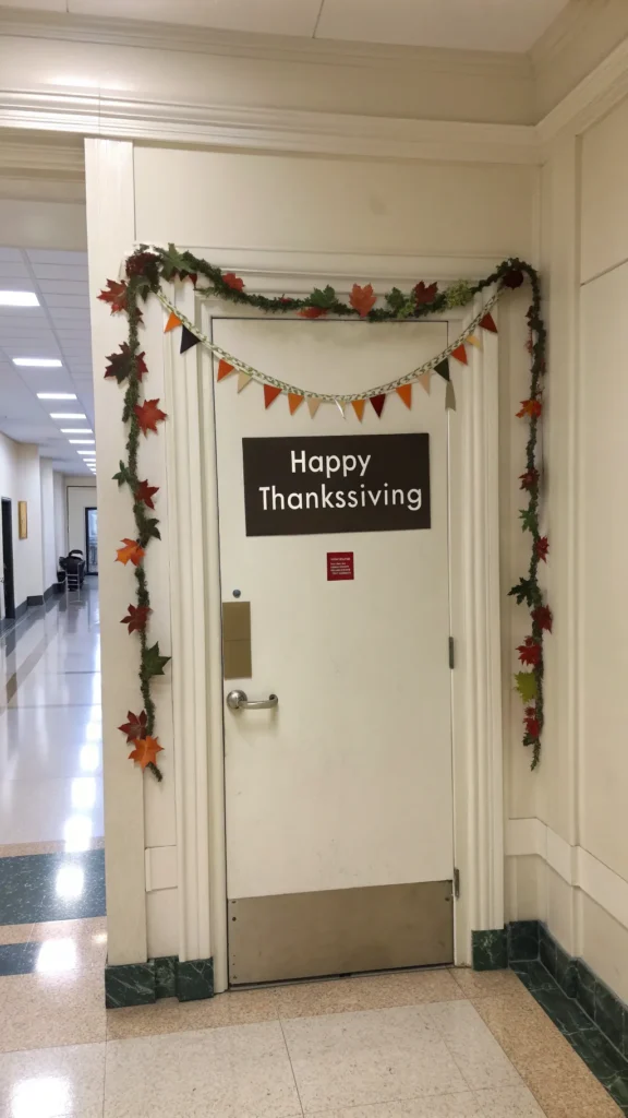 21 minimalist leaf garland door with a simple l