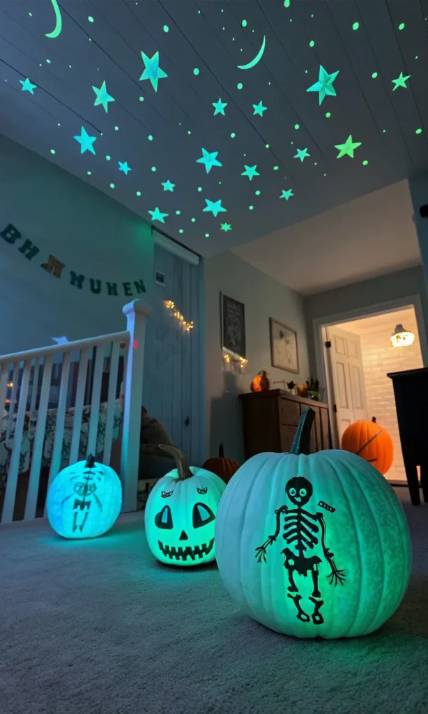 22 glow in the dark elements prompt a dimly lit