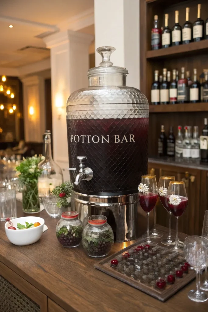 23 a potion bar for guests a stylish home bar