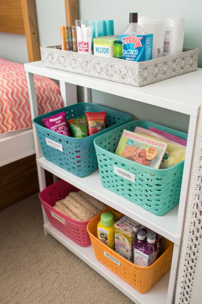 23 cute storage baskets in a dorm organizing sn