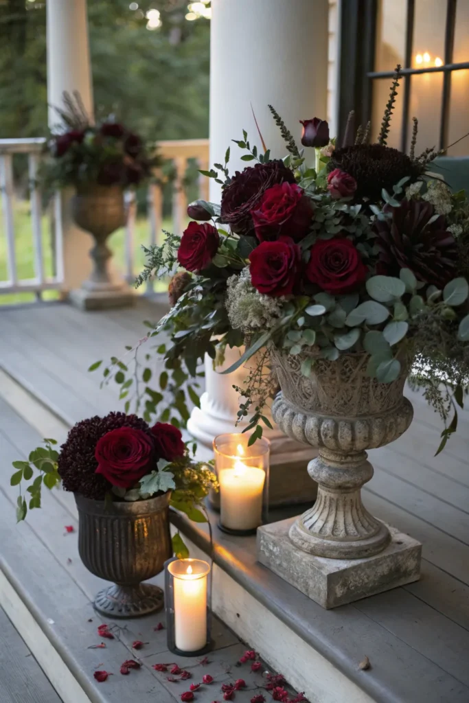 3 gothic floral arrangements moody victorian sty 1