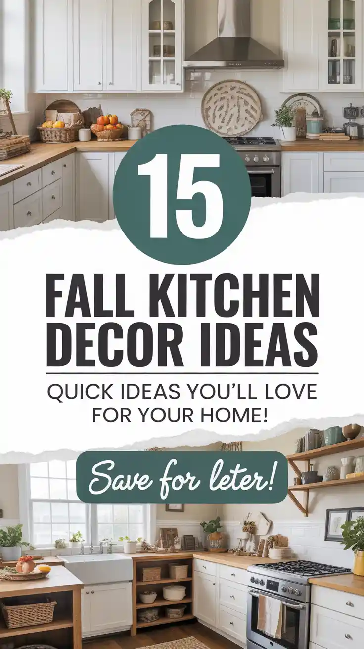 15 Fall Kitchen Decor Ideas That’ll Instantly Cozy Up Your Space