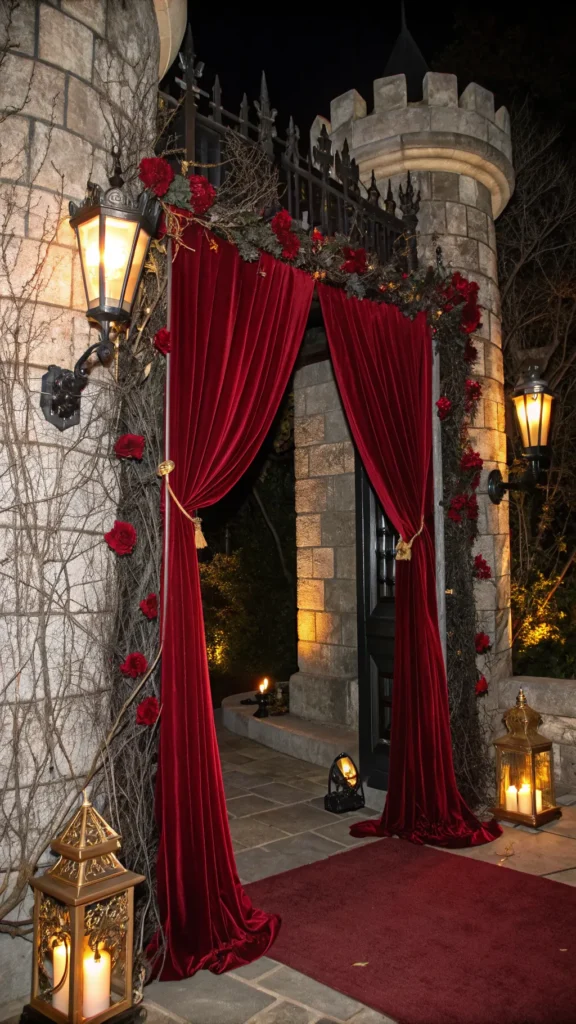 4 a regal halloween archway resembling a gothic
