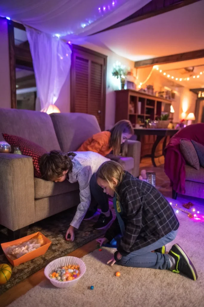 4 an eerie house setting with kids and adults se