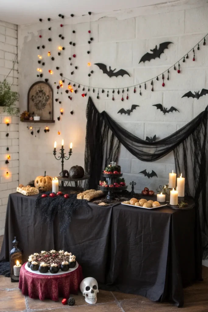 4 haunted mantle inspired backdrop a halloween
