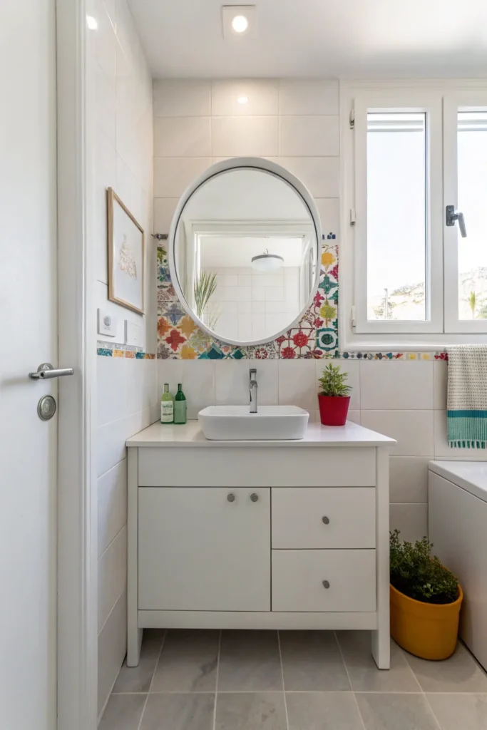 4 minimalist white vanity in a small bathroom g