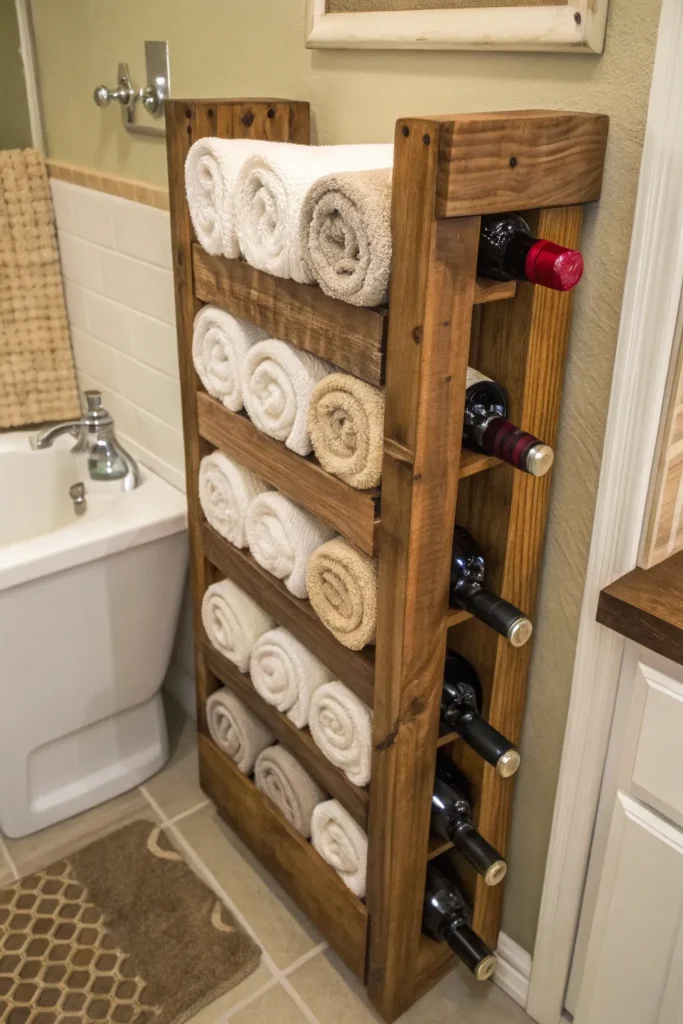 5 a creative wall mounted wooden wine rack repur