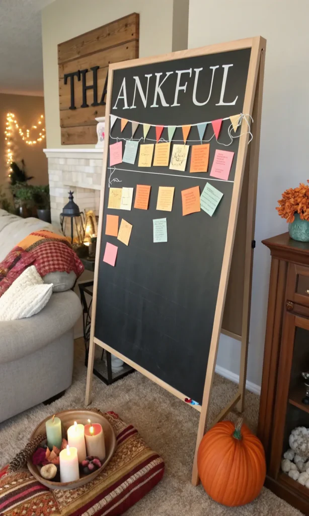 5 thankful reflection board family living room w