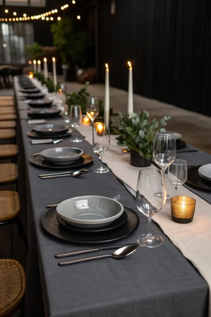 6 a dark moody tablescape an elegantly set lon