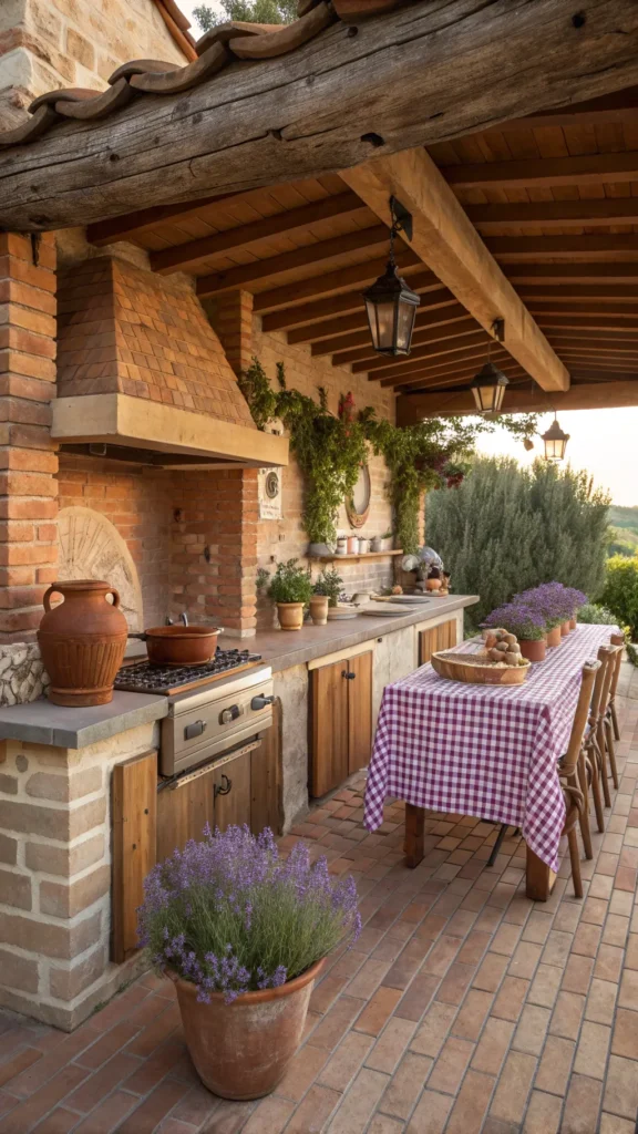 6 countryside charm pergola kitchen rustic pergo