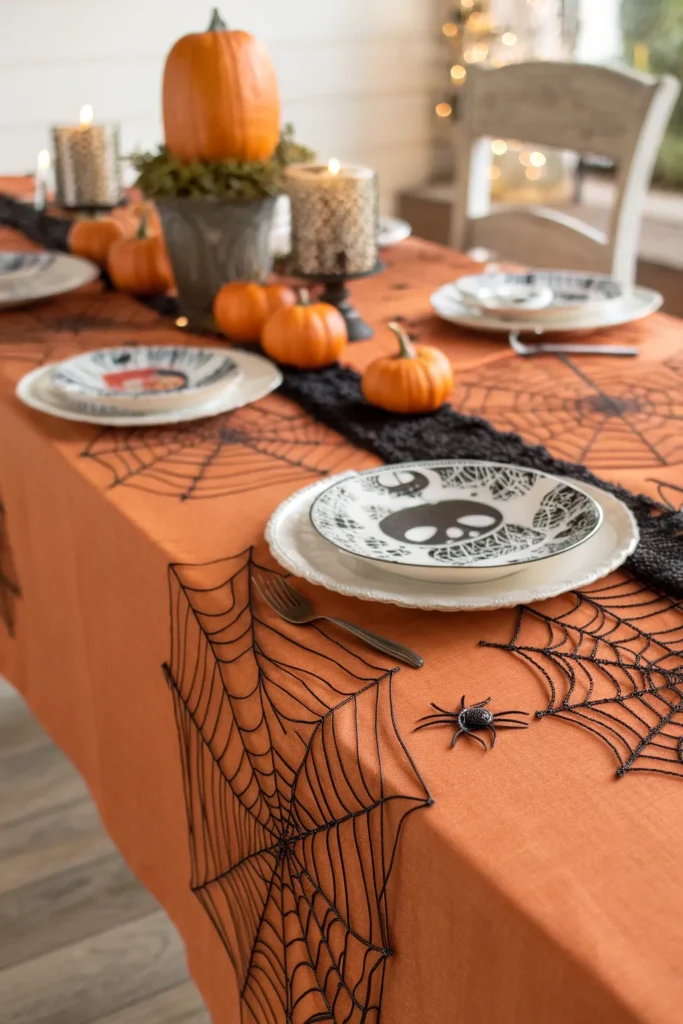 6 creepy yet classy table runner a halloween ta