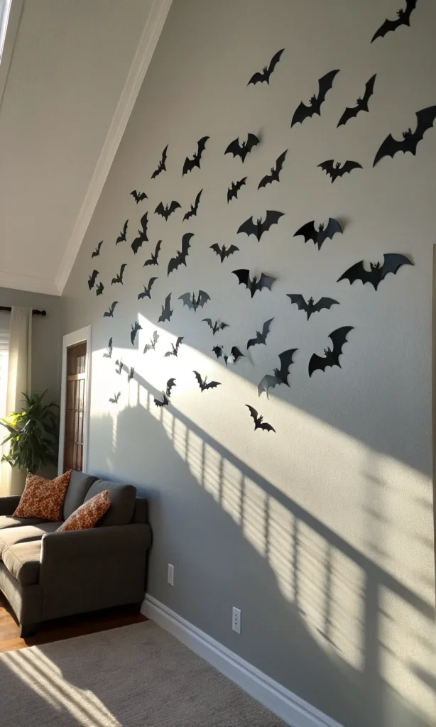 7 bat attack wall prompt a realistic photo of a 1 1