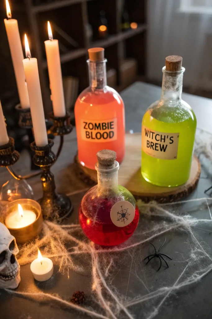 7 mad scientist inspired halloween table with po