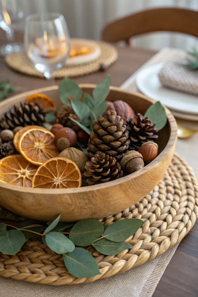 7 pinecones acorns cluster realistic thanksgiv
