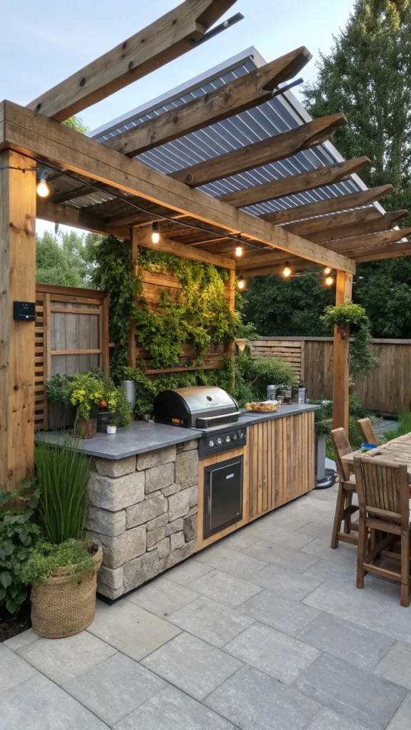 8 eco friendly pergola kitchen sustainable outdo