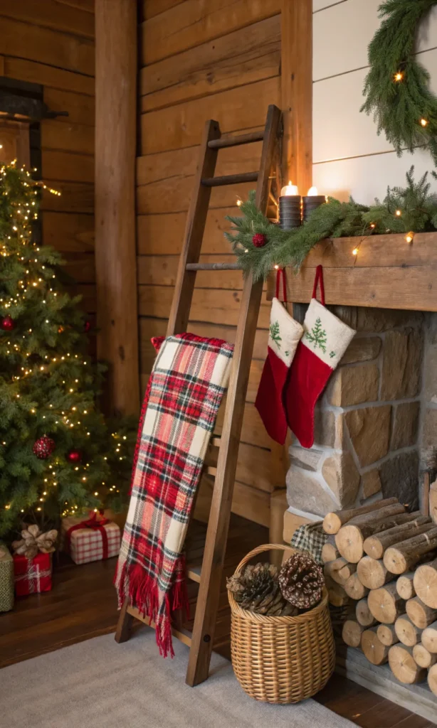 8 rustic cottage corner with plaid textiles woo
