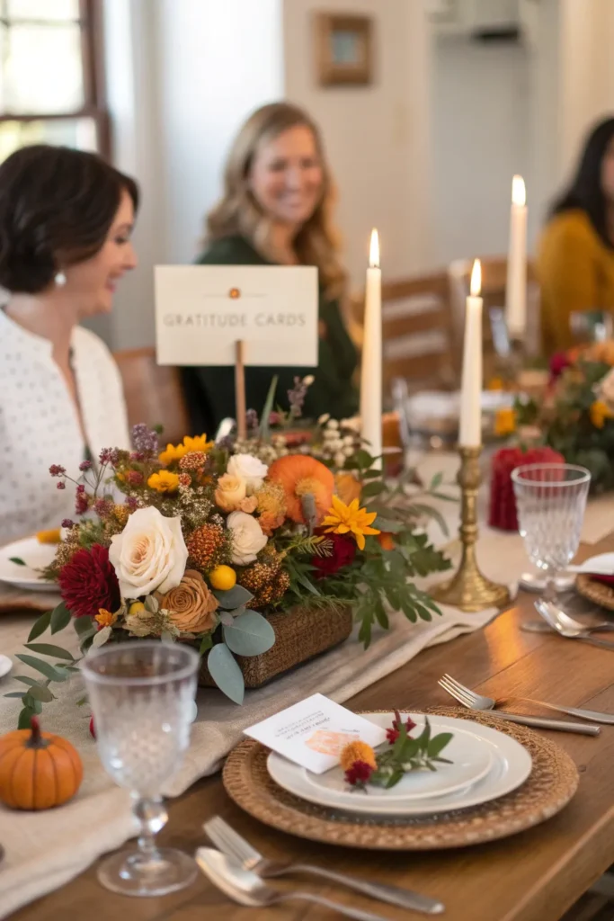 8 thanksgiving table decorated with gratitude ca
