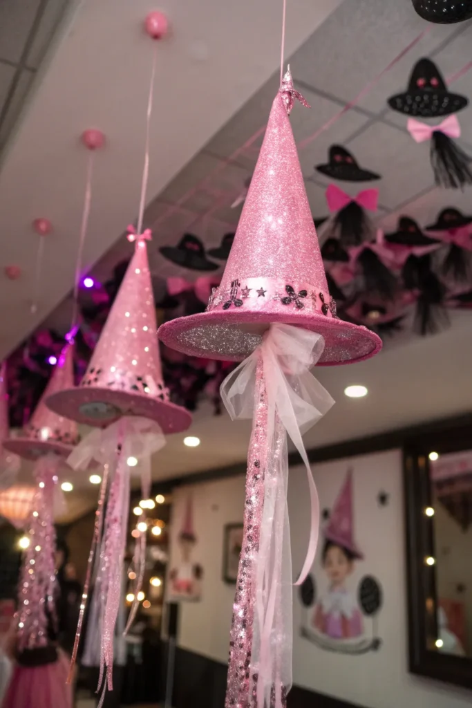 9 pink witch hats pink witch hats with glitter a
