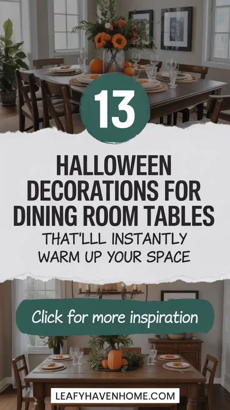 13 Halloween Decorations for Dining Room Tables to Wow Your Guests