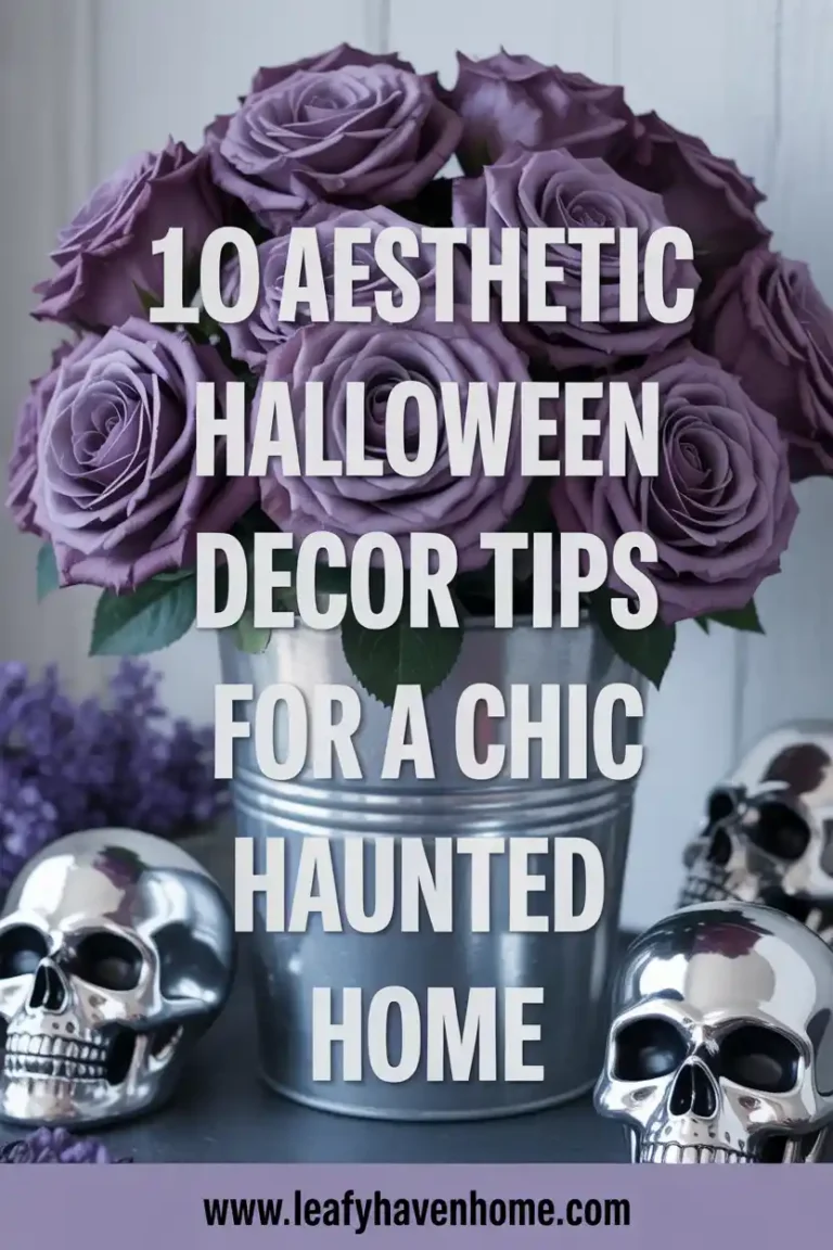 9 Minimalist yet Classy Halloween Home Decor Tips