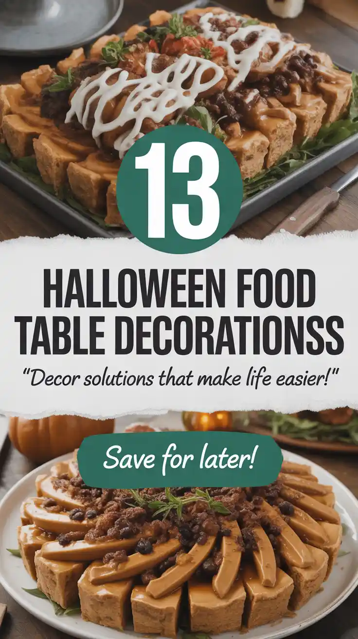 13 Halloween Food Table Decorations That Will Wow Your Guests