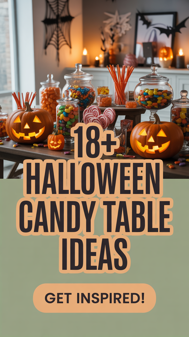 17 Halloween Candy Table Decorations That Steal the Show