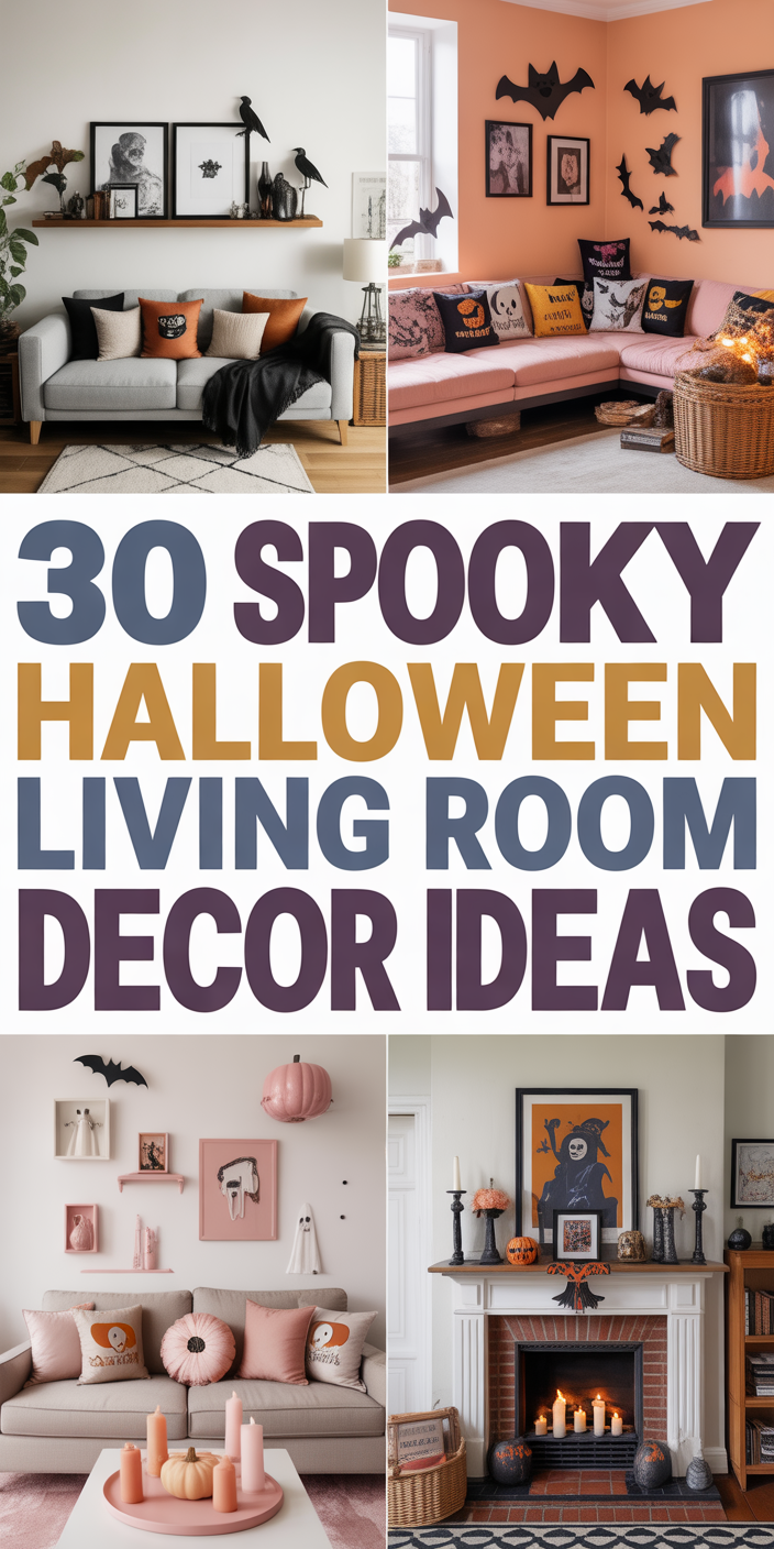 29 Elegant Halloween Living Room Decor Ideas
