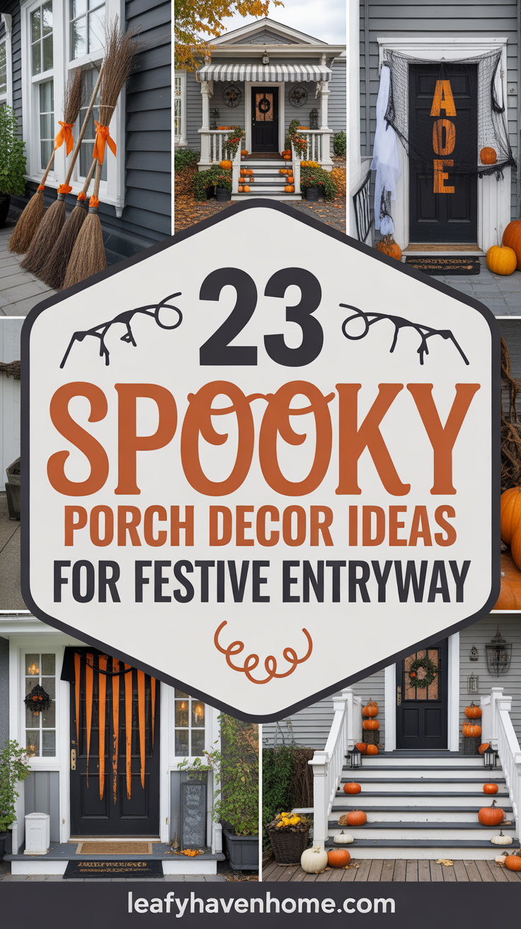 23 Spooky Halloween Porch Ideas For Your Home!
