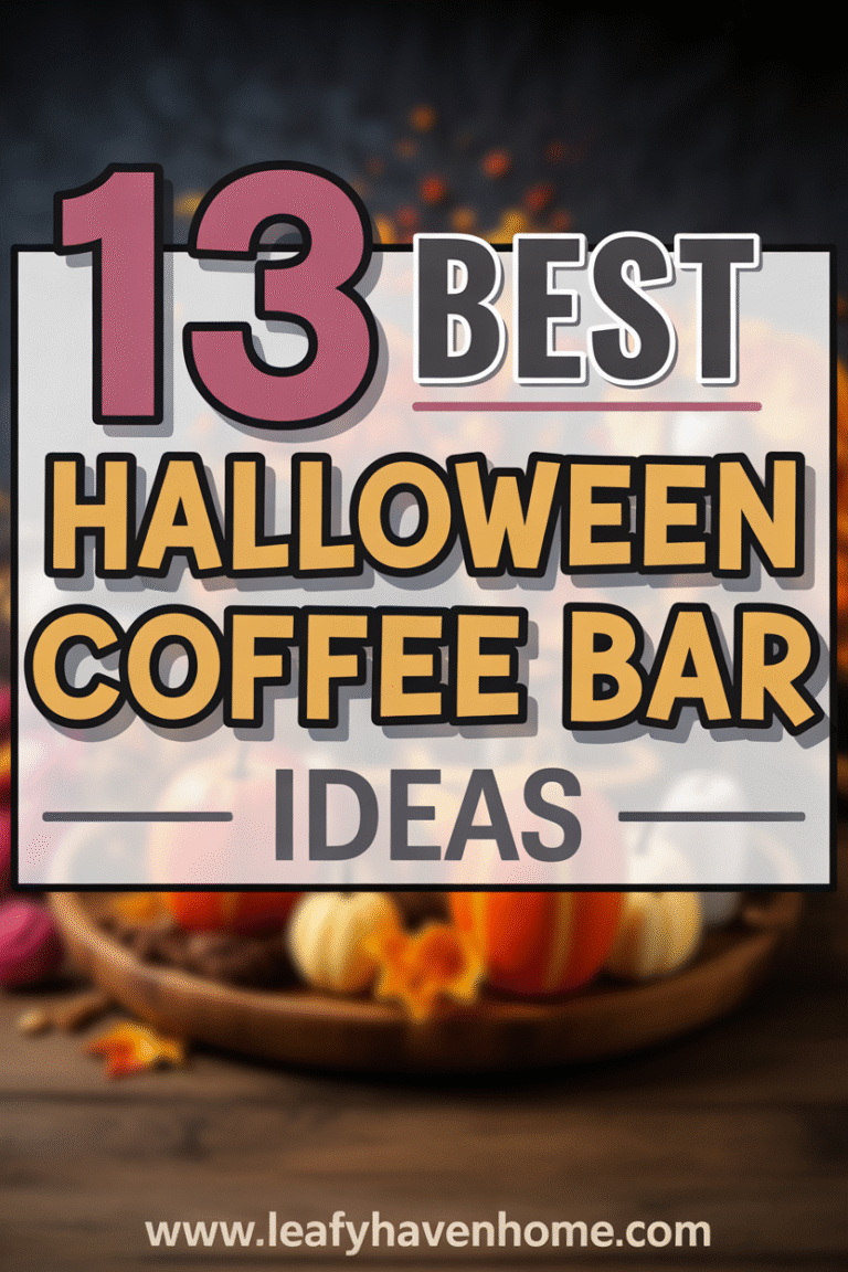 13 Amazing Halloween Coffee Bar Ideas For You To Recreate!