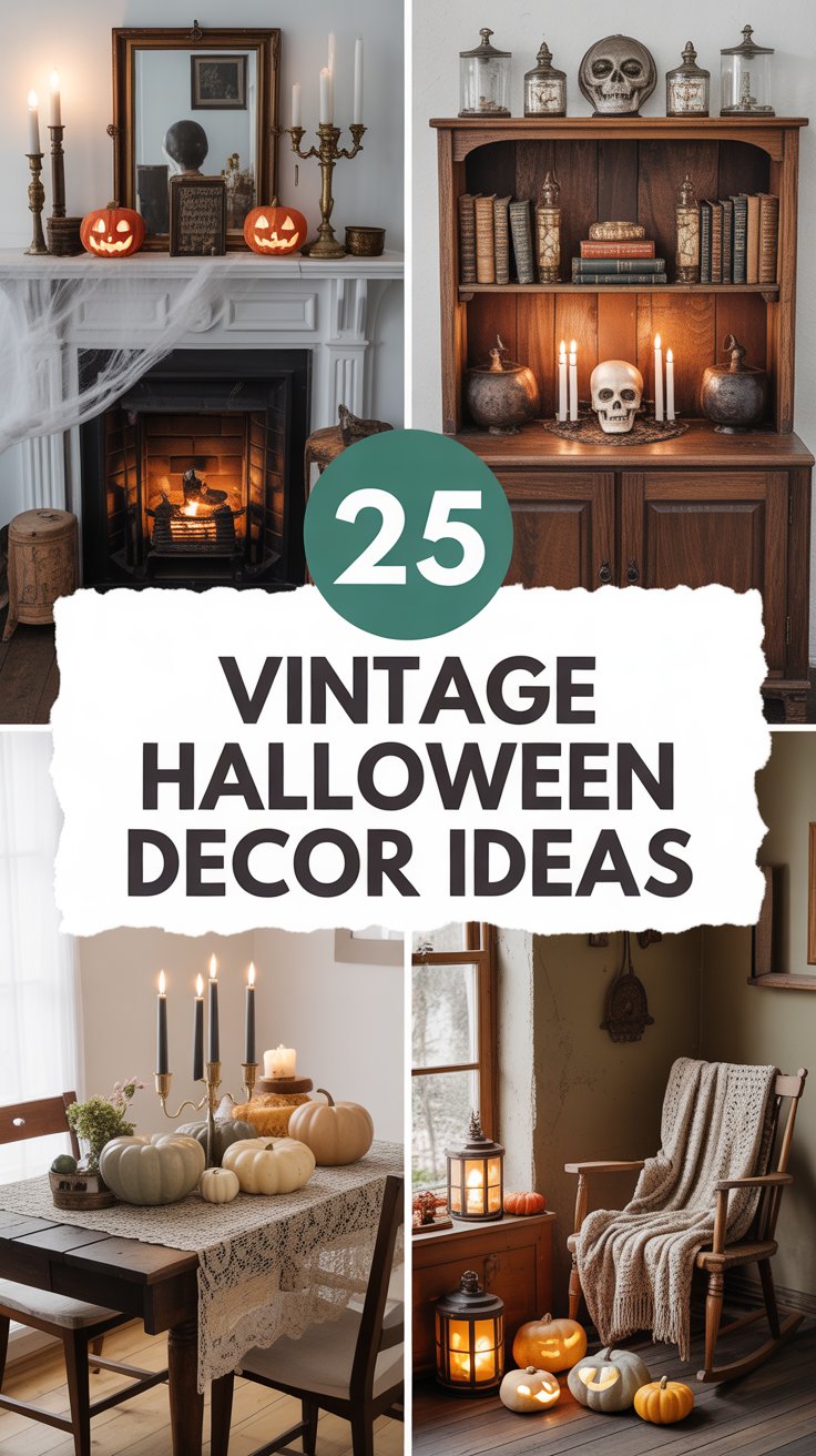 25 Vintage Halloween Decor Ideas for a Spooky Timeless Touch