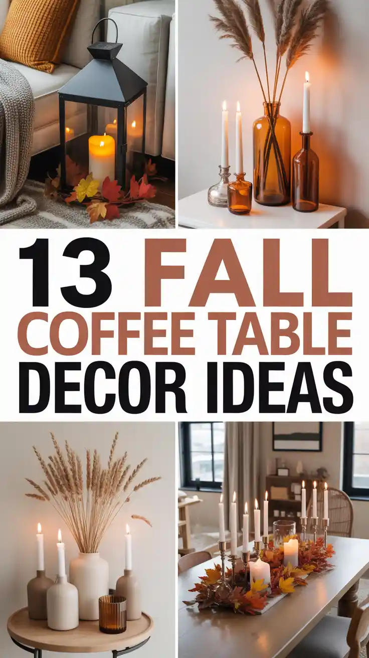 13 Stunning Fall Coffee Table Decor Ideas That Will Wow Your Guests