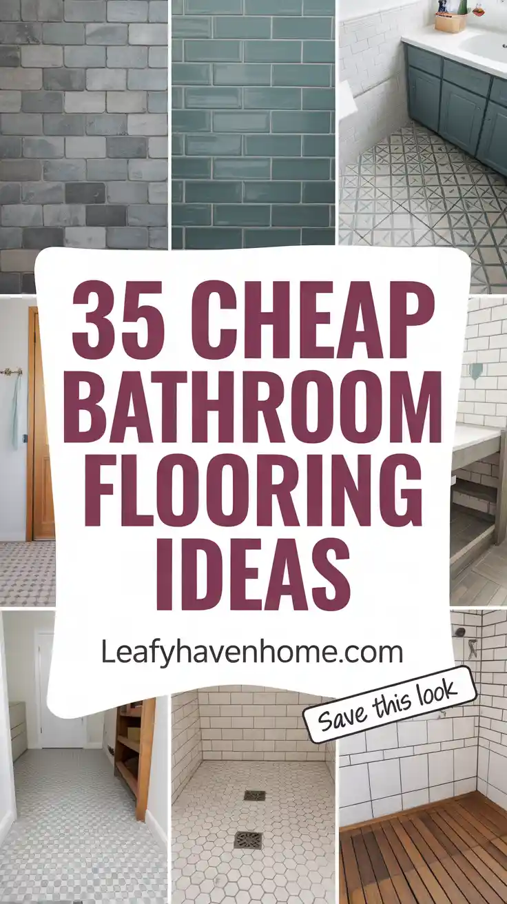 35 Bathroom Floor Tile Ideas to Upgrade Your Space Instantly