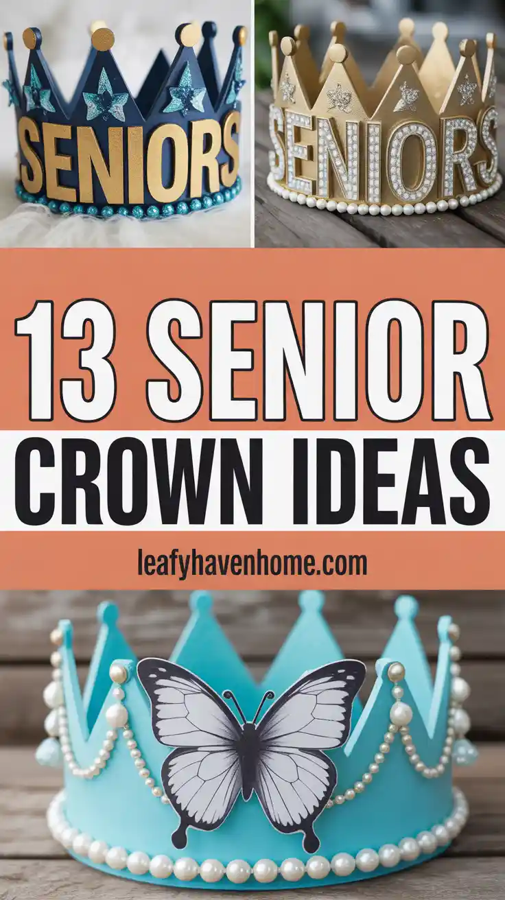 13 Creative Senior Crown Ideas That Will Make You Stand Out