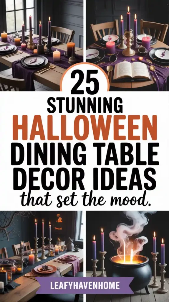 Halloween Decorations for Your Dining Table