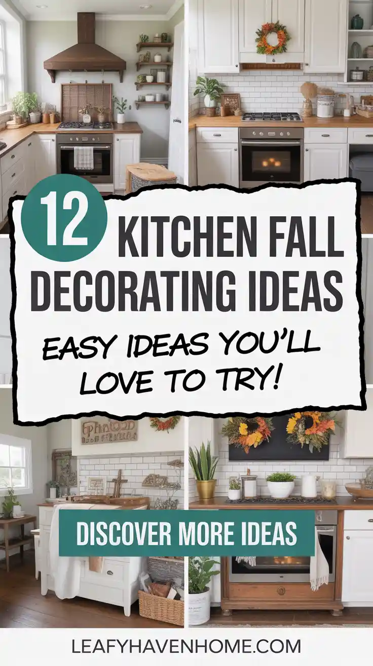 12 Cozy Kitchen Fall Decorating Ideas for a Warm Seasonal Makeover