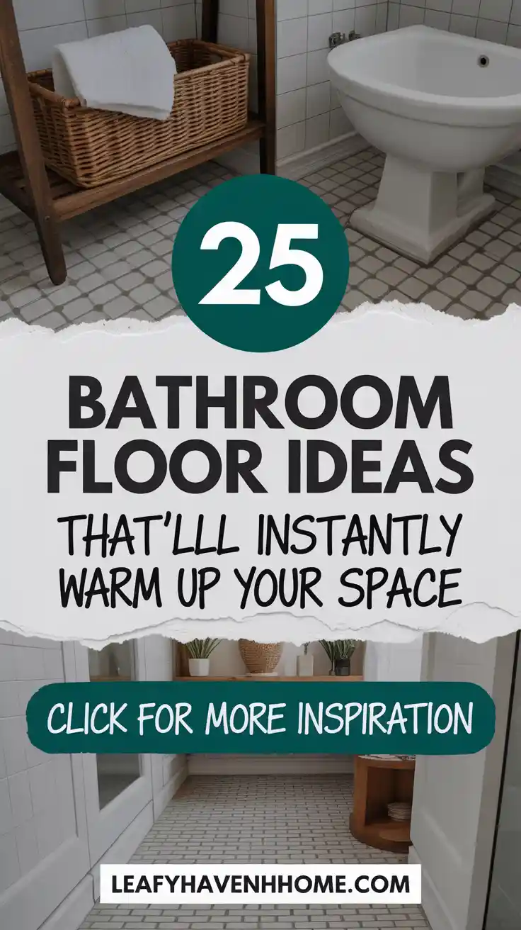 25 Bathroom Floor Ideas That Will Make You Say WOW