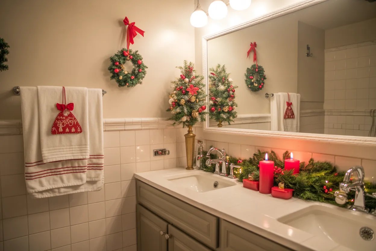 Bathroom Christmas Decor Ideas
