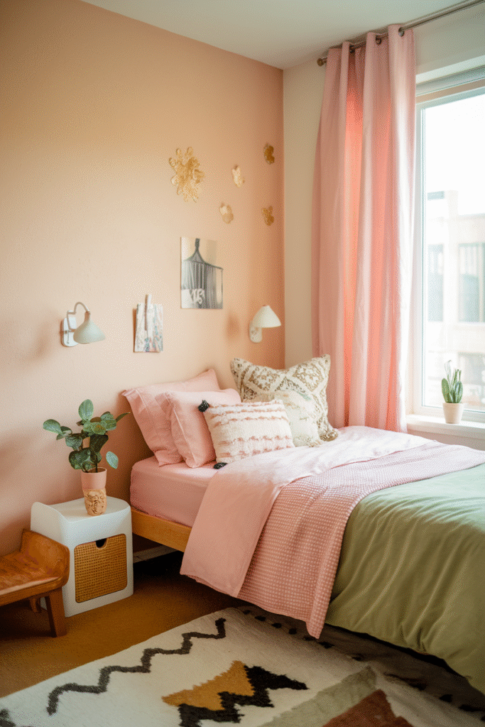 0009 1 9 dorm bed styled with pink sheets green 2endSIt1TMeDyEFJdLtBag eDiPyQeuQmadGDRNbcaHGQ