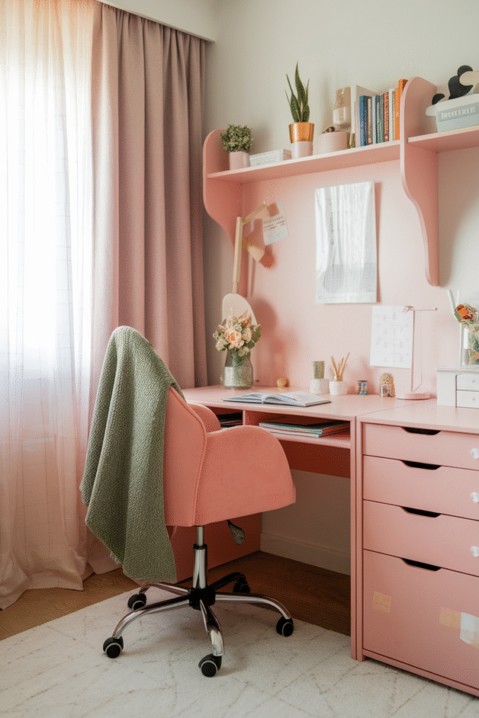 0014 1 14 pink dorm desk chair with a green thr QVmUOIldQOy WeS8GooZJw AKX0VqrKQu2oeW4Ln65zsQ