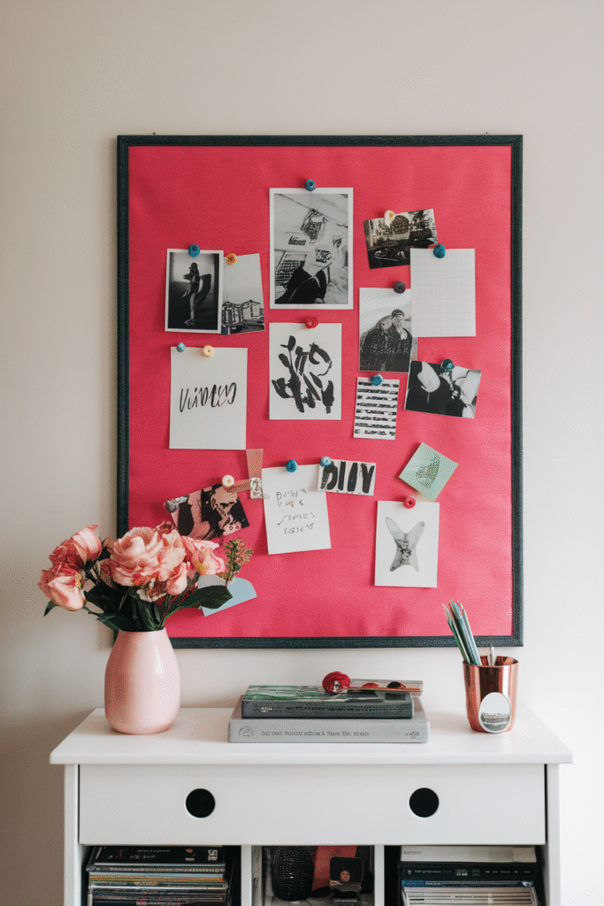 0015 1 15 a bold pink fabric covered bulletin b I O taLSFygIxzVX9M93Q h2L103GhTcqrssX9BZmNkA