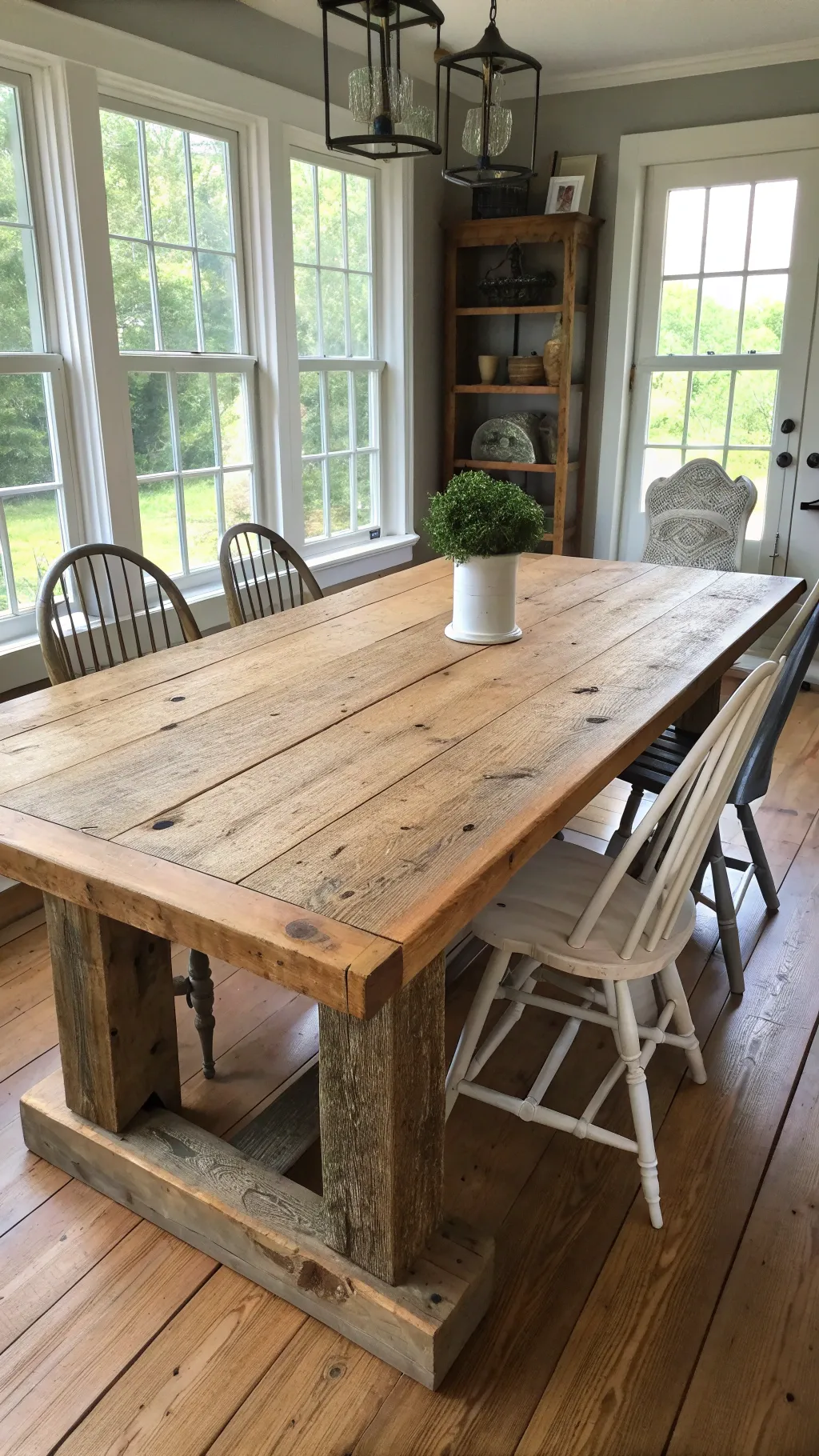 15 Farmhouse Dining Room Ideas That Bring Rustic Warmth Home 1 a realistic farmhouse dining room featuring a