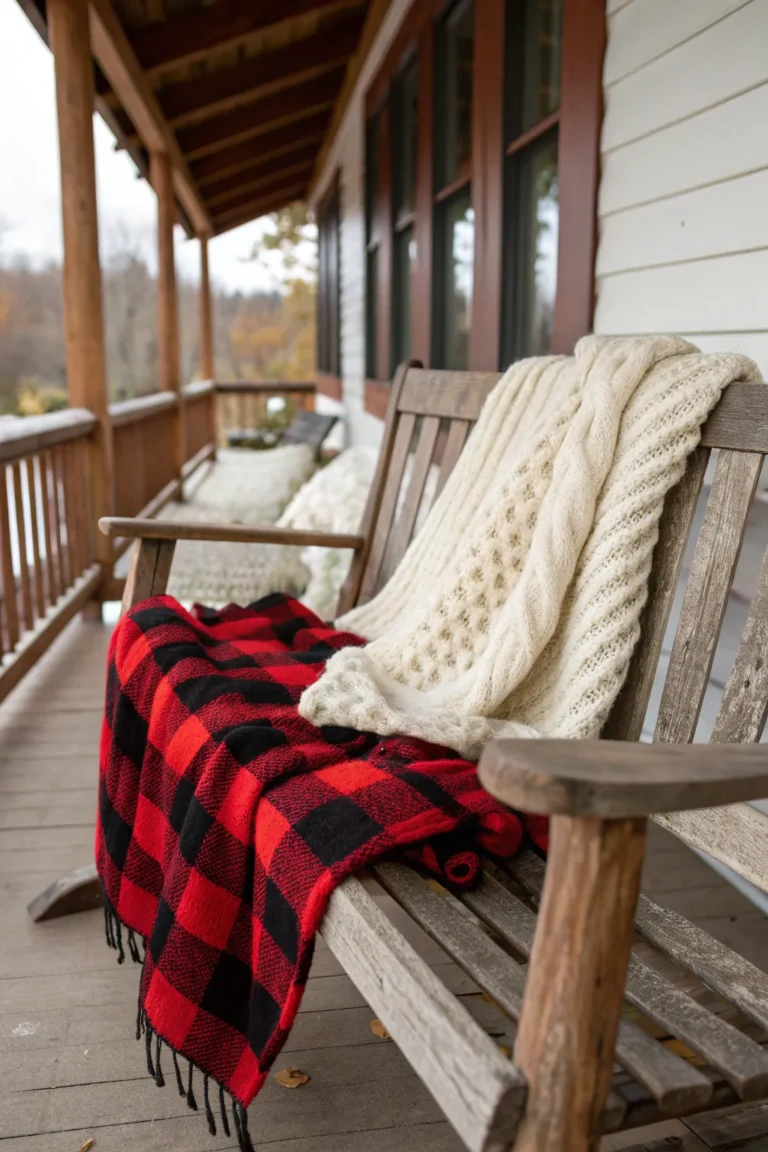 16 Fall Benches Decor Outdoor Ideas That Feel Cozy & Inviting