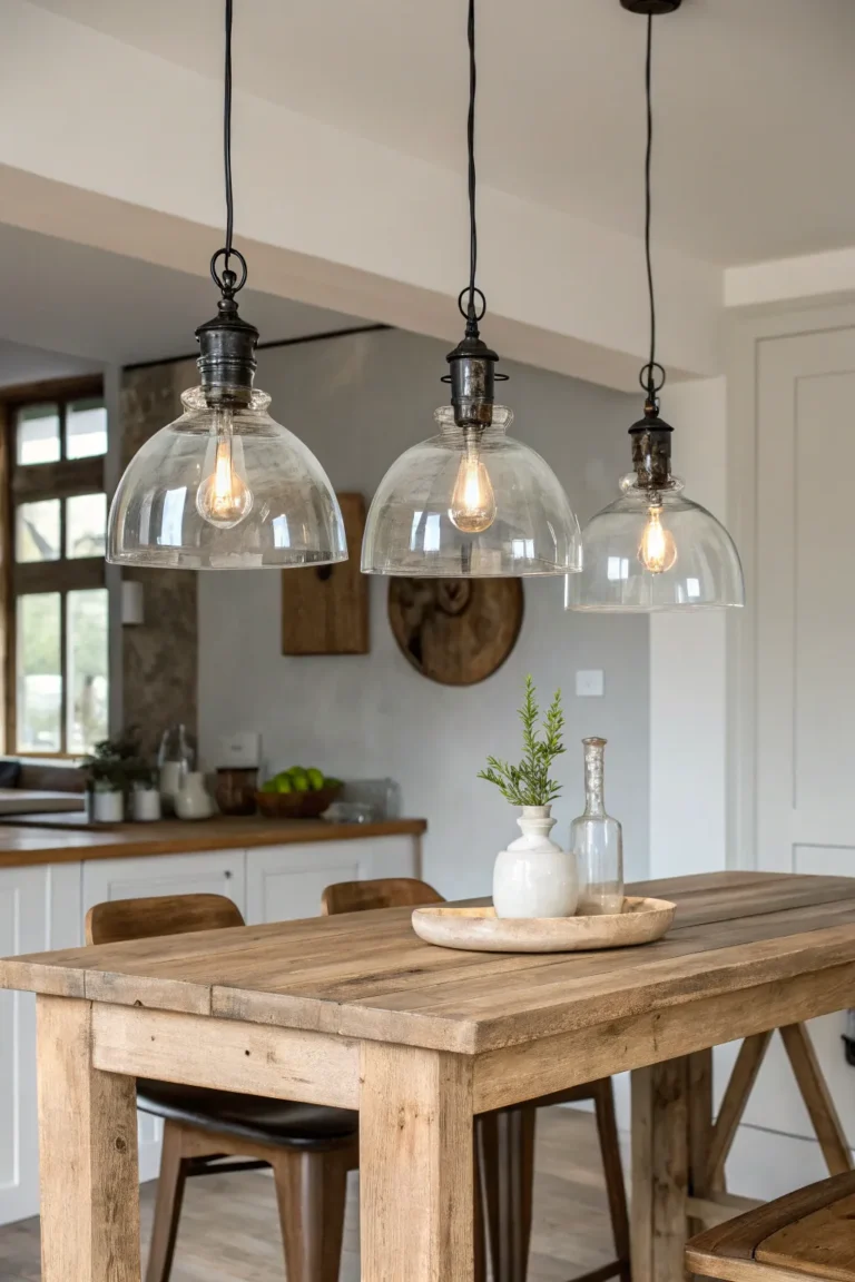 15 Kitchen Lighting Ideas Over Table for a Cozy Dining Corner