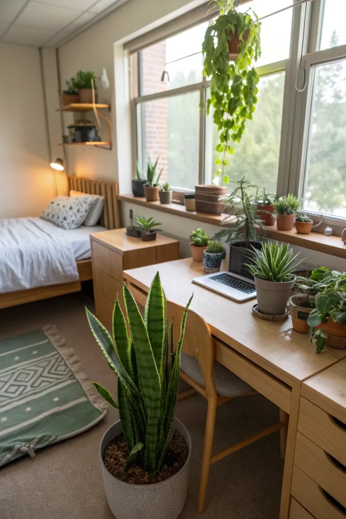 10 men s dorm with indoor plants small potted